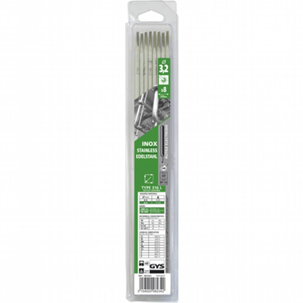 GYS Stainless Rods 3.2mm (Packet of 8)