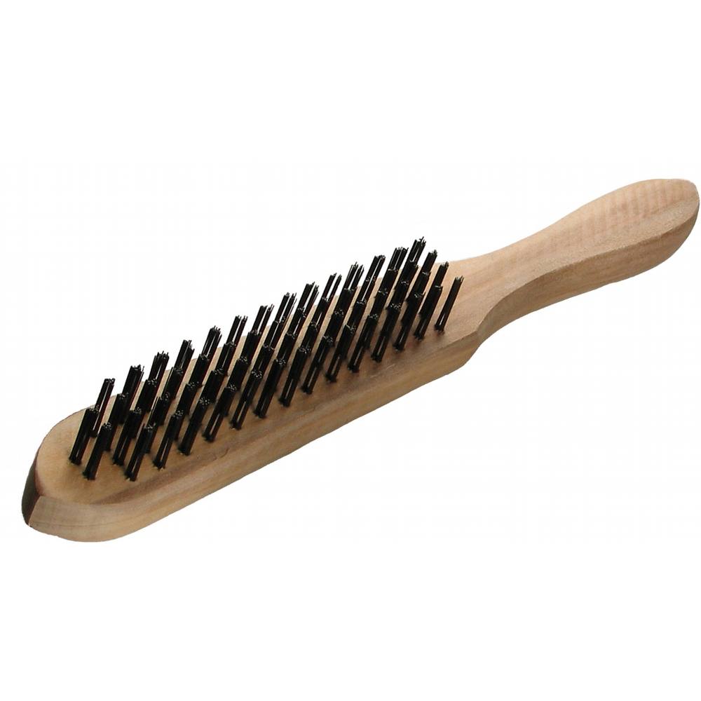 Wire Brush Mild Steel 4 Row
