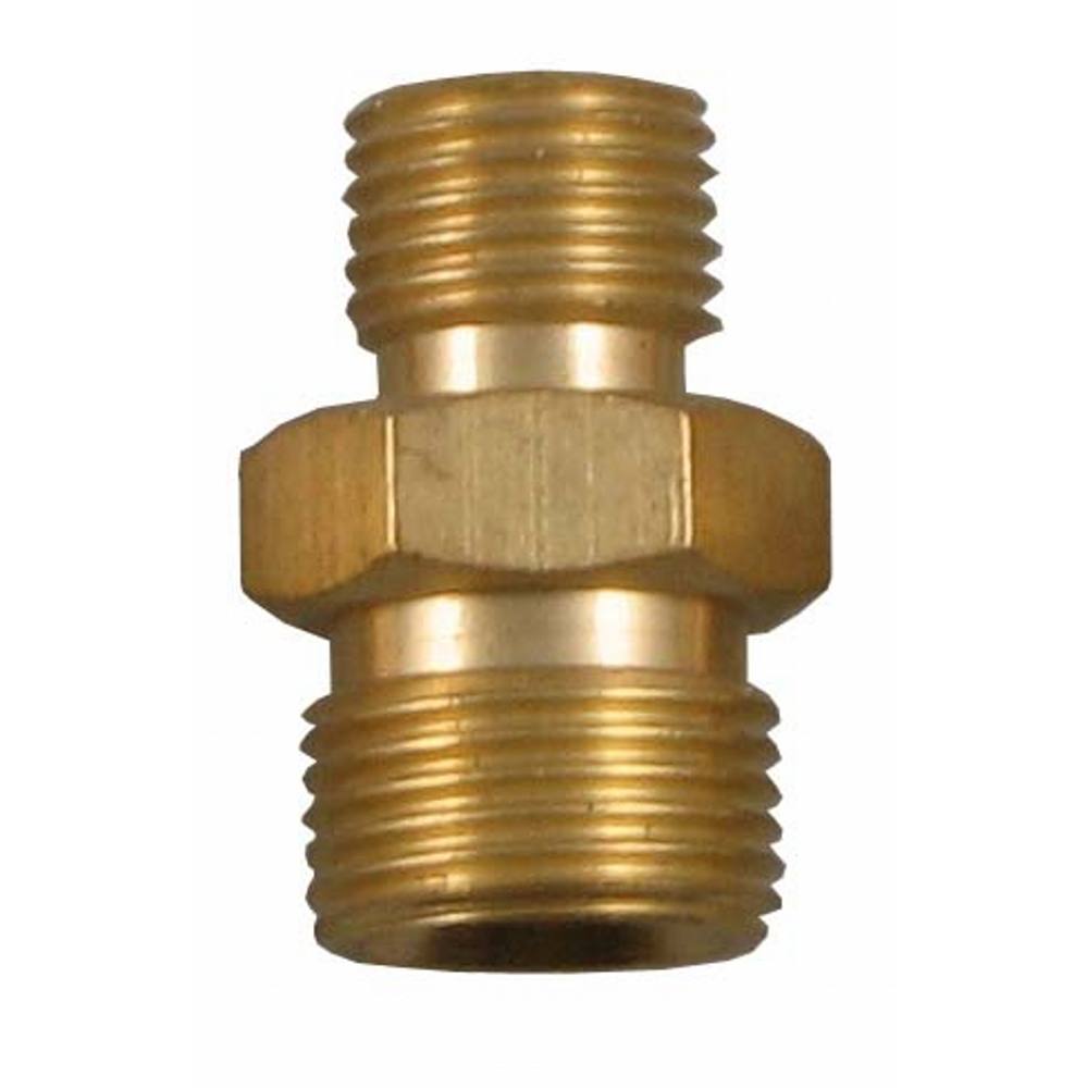 Brass Coupler LH 1/4" - 3/8"