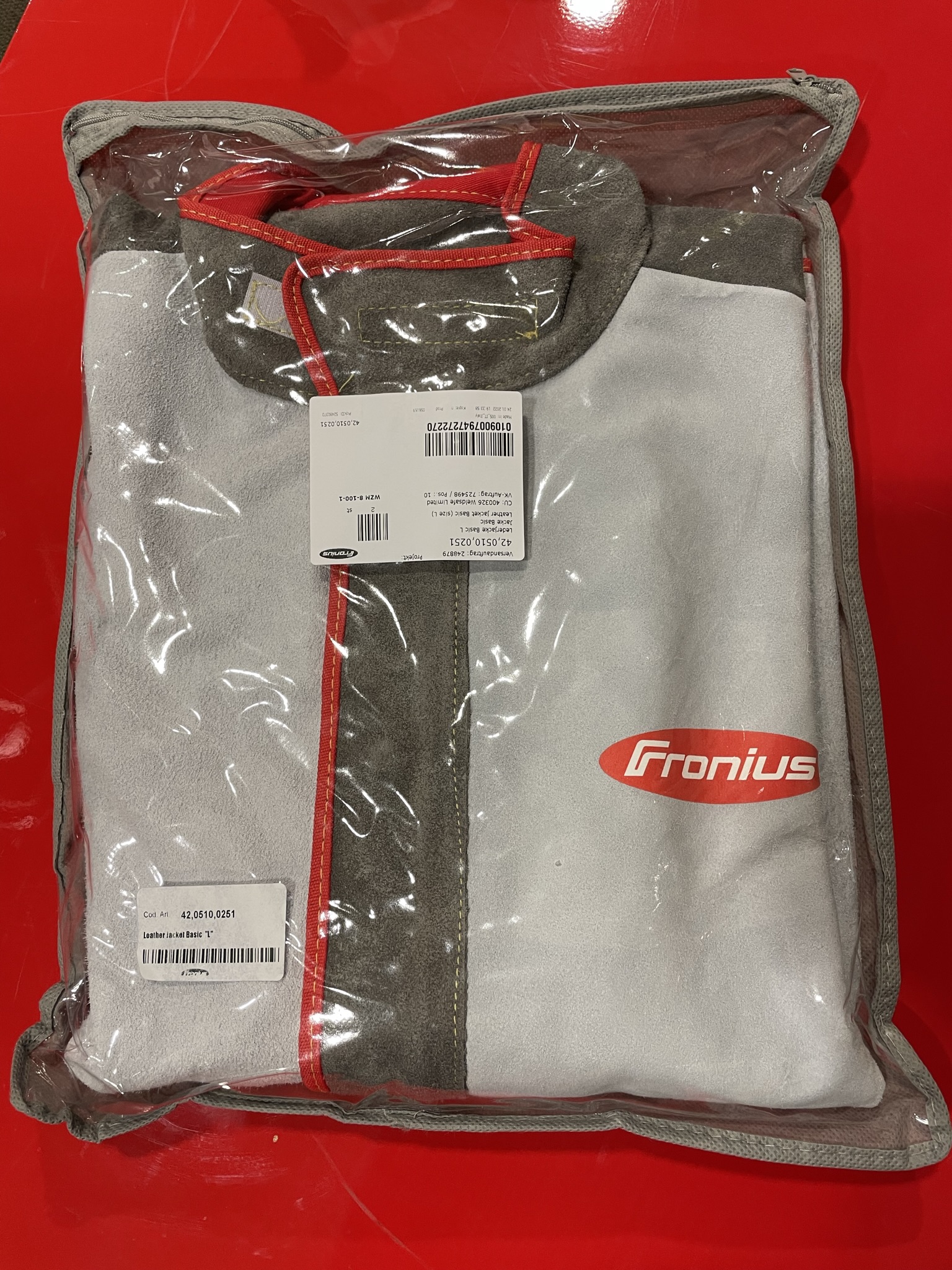 Fronius Basic Leather Jacket - L