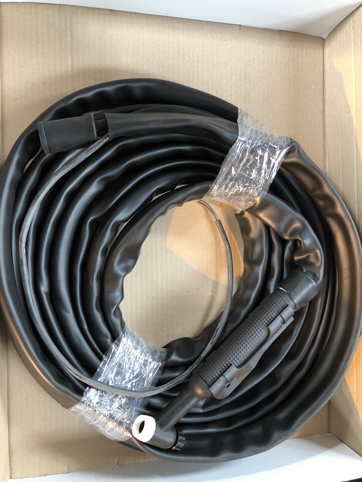 BINZEL WP26F Switched and Sheathed TIG Torch Complete 4m