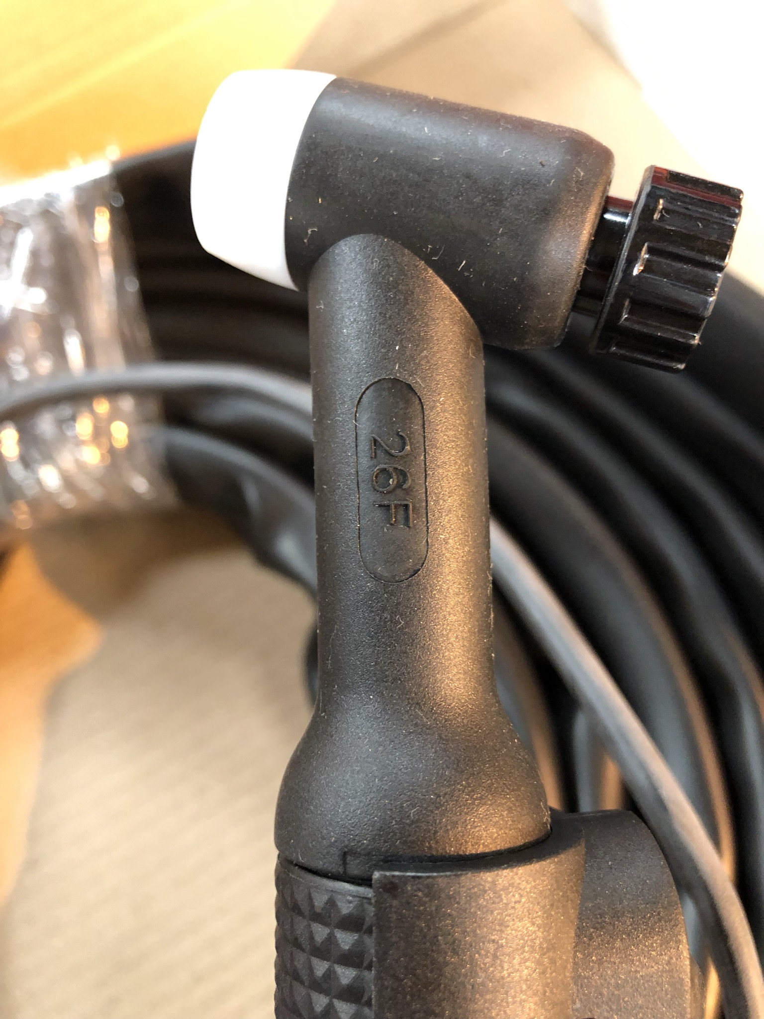 BINZEL WP26F Switched and Sheathed TIG Torch Complete 4m