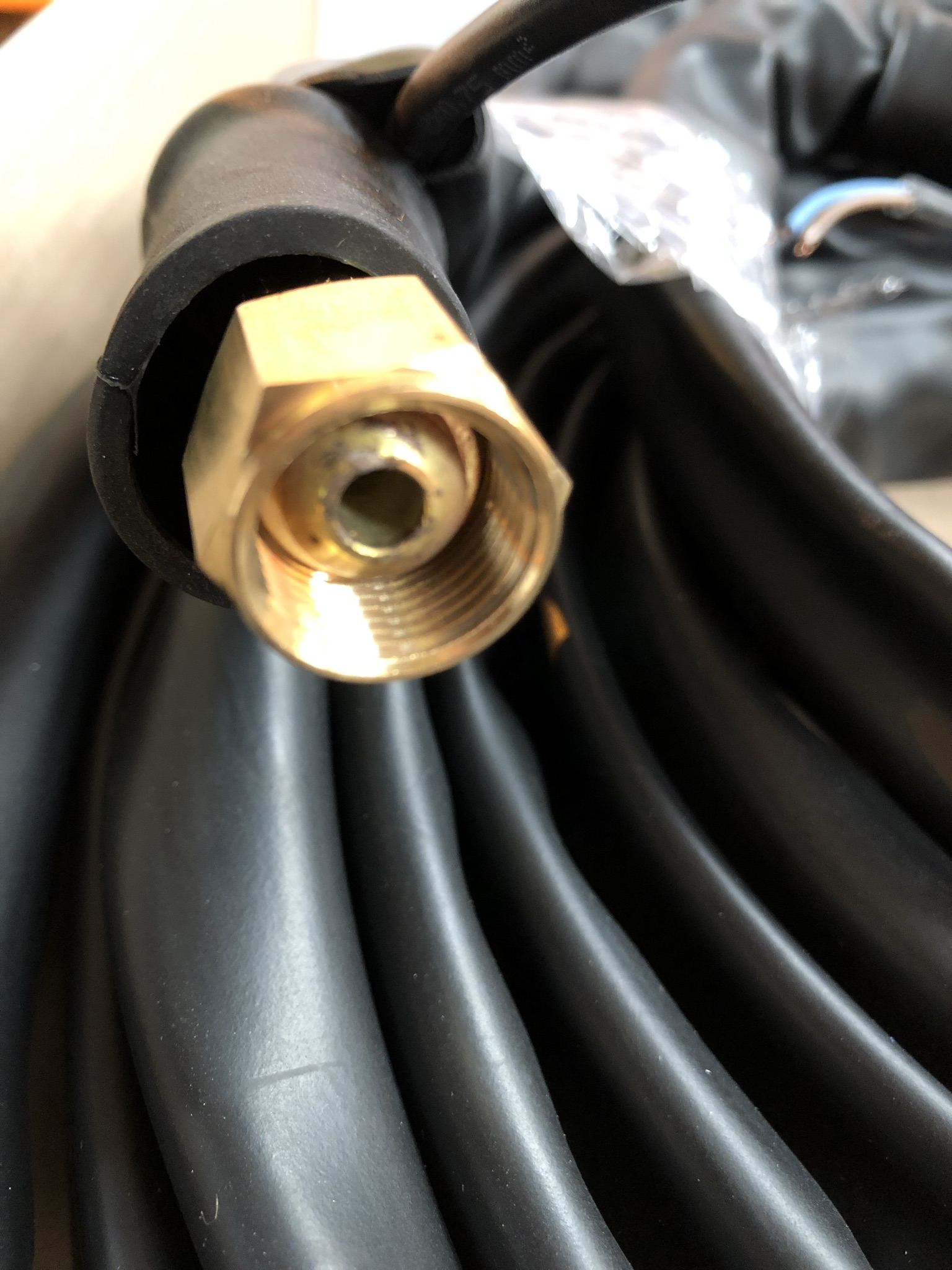 BINZEL WP26F Switched and Sheathed TIG Torch Complete 8m
