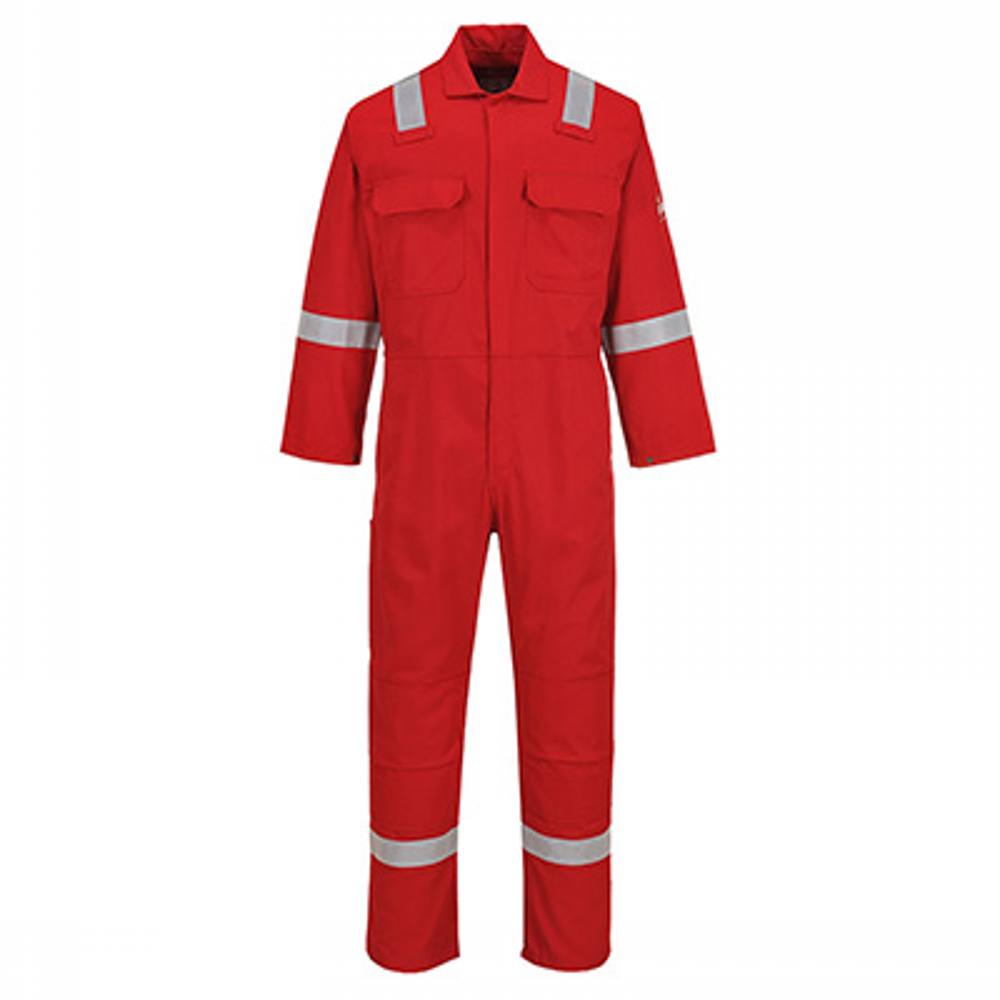 Coverall Bizweld Proban Reflective Red 