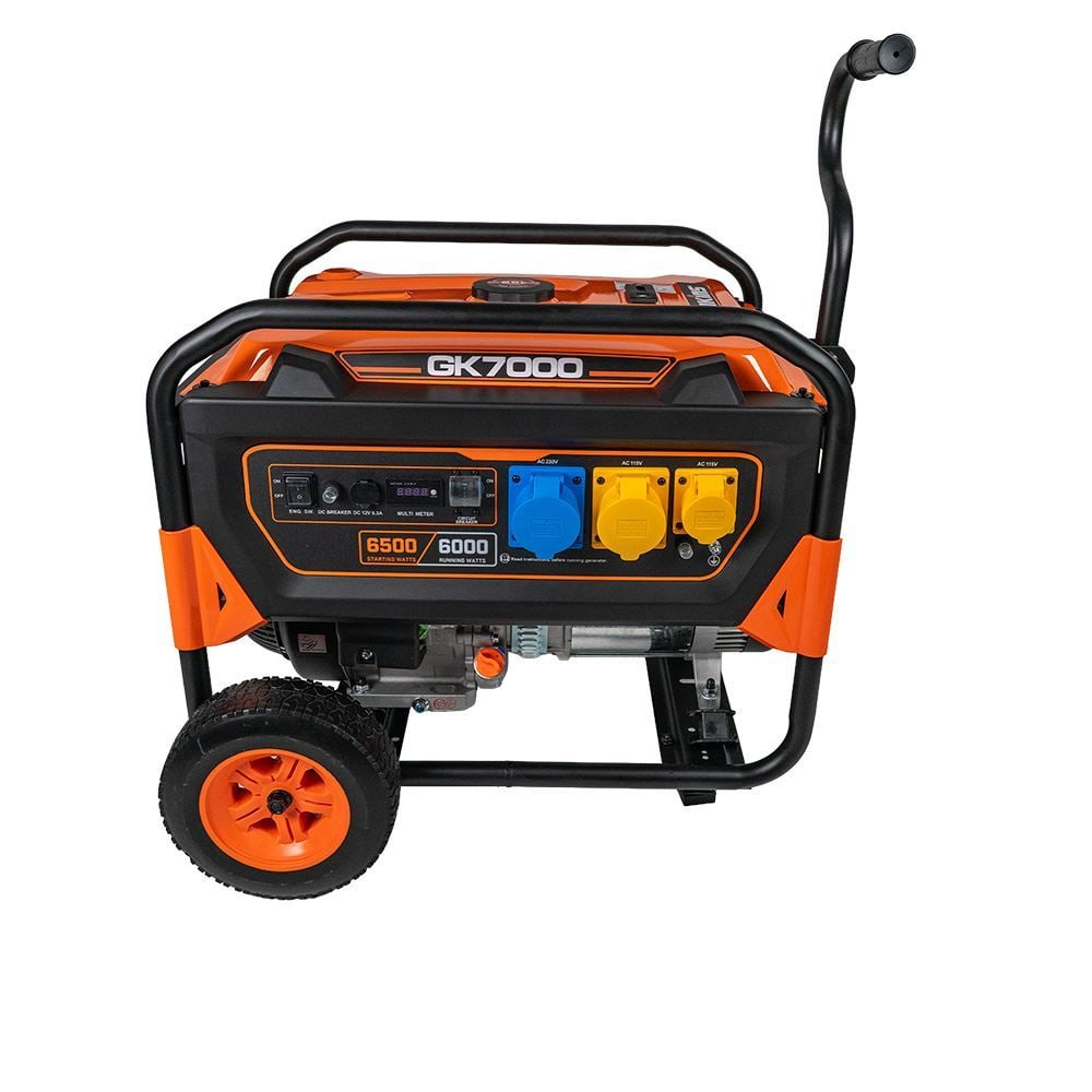 Genkins GK-7000 6 kW Petrol Generator 115V/230V AVR