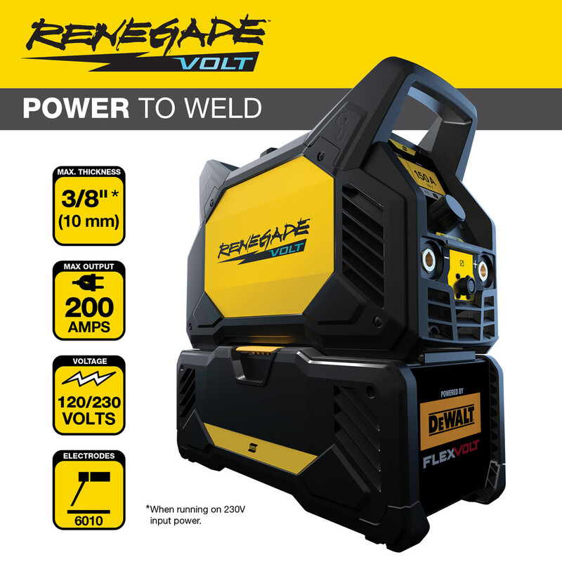 ESAB Renegade VOLT ES 200i Cordless Battery Powered Welder – view 2