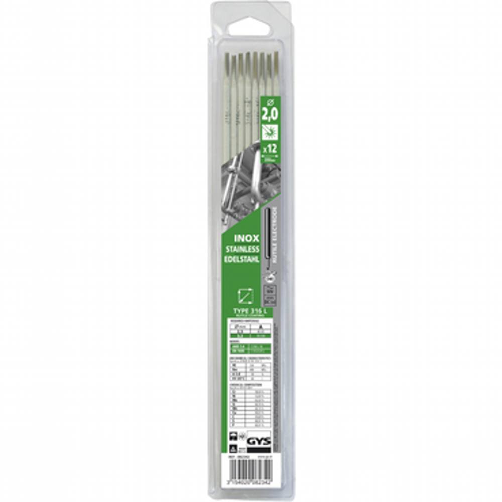 GYS Stainless Rods 2.0mm (Packet of 12)