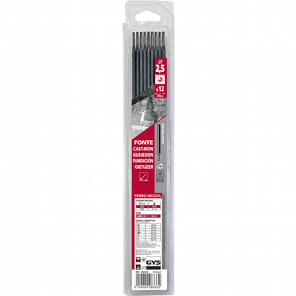 GYS Cast Iron Rods 2.5mm (Packet of 12)