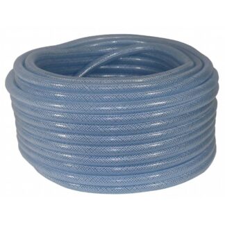 Argon Hose Clear Nylon Braided 1/4" (6mm) (per Metre)