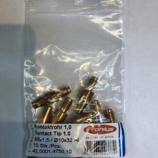 Fronius CONTACT TIP 1.0MM M8X1.5 Ø10X32 ALUMINIUM