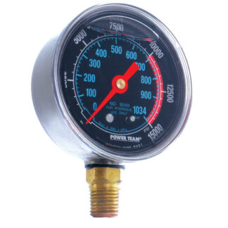 GAUGE, 4IN,0-55TON, C/R/RA/RD,DRY 2K PSI