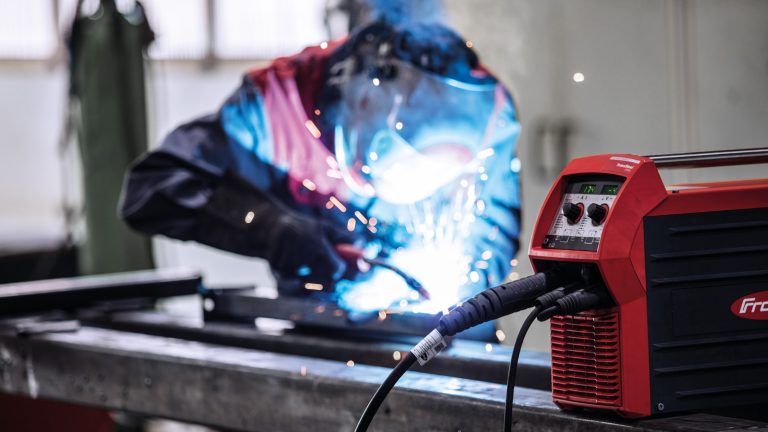 Fronius TransSteel 2200 in use for MIG welding