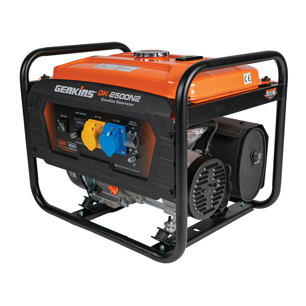 Genkins GK-2500N2 2 kW Petrol Generator 115V/230V AVR